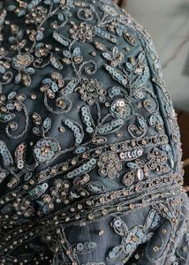 Elegant Blue Ethnic Gown