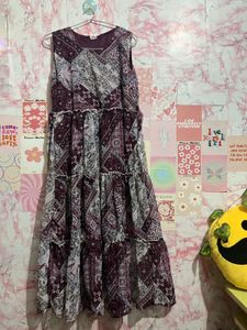 Rare Maxi dress🎀/ violet dress