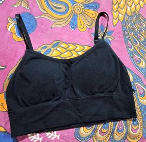 Paded Black Bra