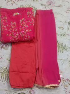 Anarkali Kurta Set With Duppata
