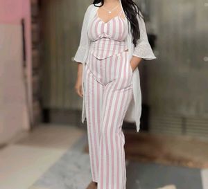 Striped Two-Piece Set