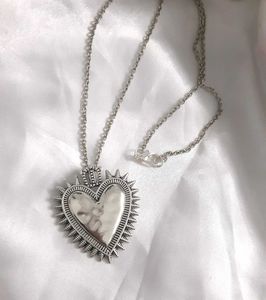 Trendy Gothic Sacred Heart Necklace