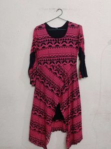 Patterned Pink Dress