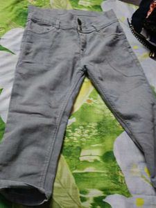 Grey Denim Jeans