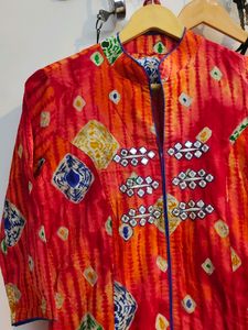 Hand Crafted Long Kurti For Small Size