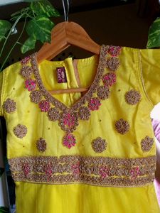 Wedding Wear Baby Girl Long Gown 6to8