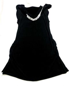 Black Sleeveless Short Dress