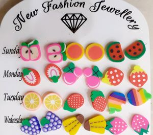 New latest Designs 6 Dozen Earrings Pearl Stud