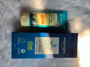 4 SUNSCREENS (pilgrim , Deconstruct, Dr Seth’s, Aq