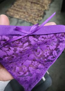 Purple Lace Lingerie Set