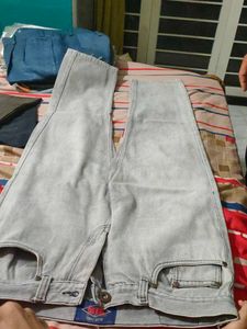 Gray Denim Jeans