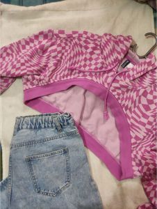 H&M Cropped Hoodie