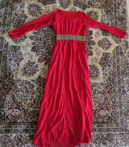 Red Net Dress