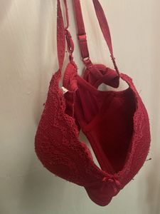 Red Lace Bra