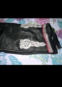 Black Designer Saree