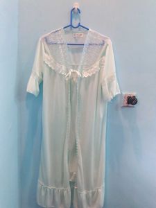 Vintage Lace Robe