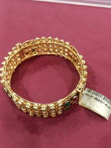 Ethenic Kada With Stone Work
