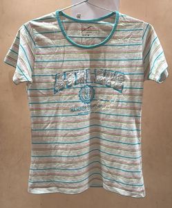Striped Graphic Tee