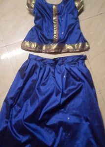 Blue &amp; Gold Ethnic Top with freebies