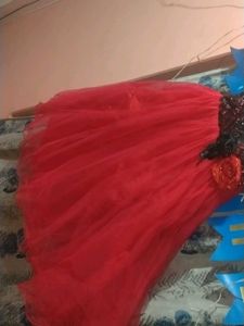 Sparkly Red Party Dress