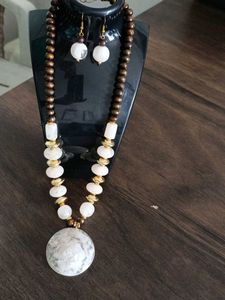 Handmade Statement Necklace &amp; Earring Set