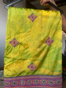 Elegant Embroidered Saree