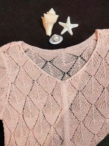 ShinyVintage Pink Knit Top✨💗