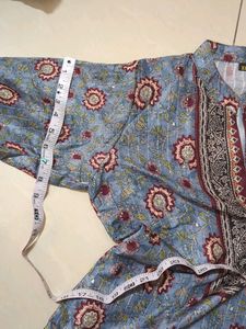 XL size New Maslin Kurti Dupatta Set