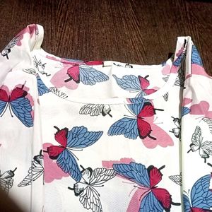 Butterfly Print Tank Top