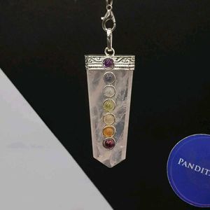 Crystal Chakra Pendant 925 Silver