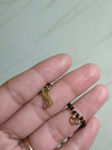 Gold Mangalsutra with Lakshmi Pendant