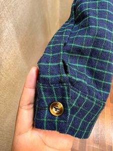 Checkered Empire Waist Tunic