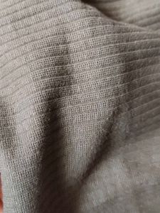 Olive Ribbed Henley Tee
