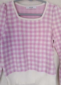 Checked Women Sweater