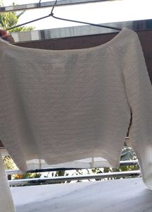 white chic crop top.