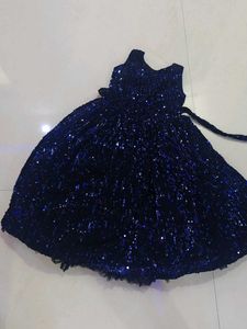 Sparkly Blue Party Dress