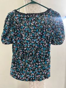 New monsoon Floral Sweetheart Top