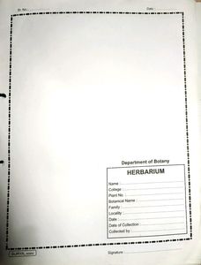 Herbarium Practical File