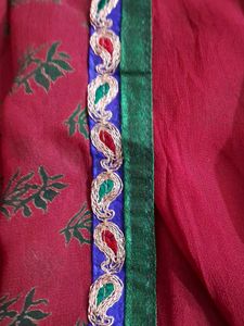 Beautiful Saari With Attached Blouse