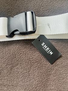 White Buckle Belt