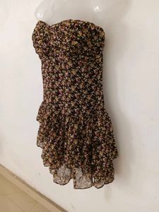 Y2K STRAPLESS MINI DRESS
