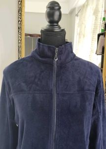 Navy Blue Velvet Jacket