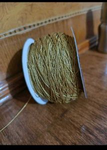 Pack of 1 Embroidery Metallic Golden Zari Roll