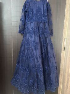 Stunning Gown With Heavy Embroidery &amp; Pearl