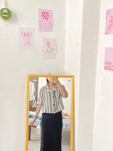 Bohemian Style Crop Shirt