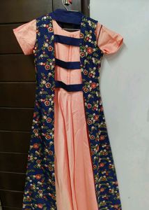 Floral Embroidered Stylish Gown