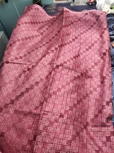 Maroon Embroidered Sari
