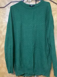 Dark Green Sweatshirt Cum Sweatshir