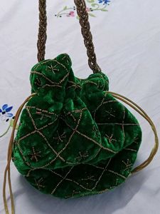 Velvet Potli Bag