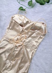 Urbanic Corset Slit Dress
